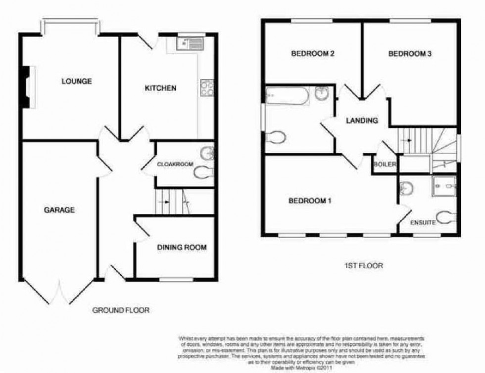 Floorplan for Rangewood Road, South  Normanton, DE55