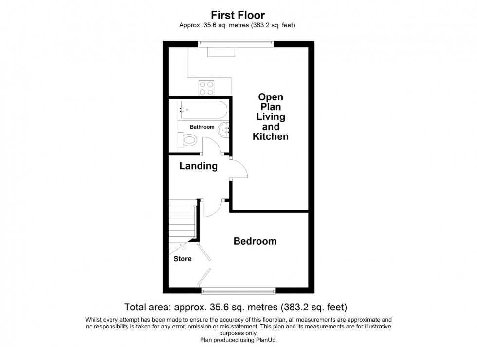 Floorplan for Rowland Court, Alfreton, DE55