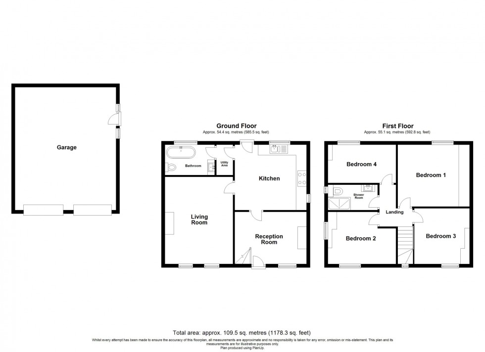 Floorplan for Main Road, Leabrooks, DE55