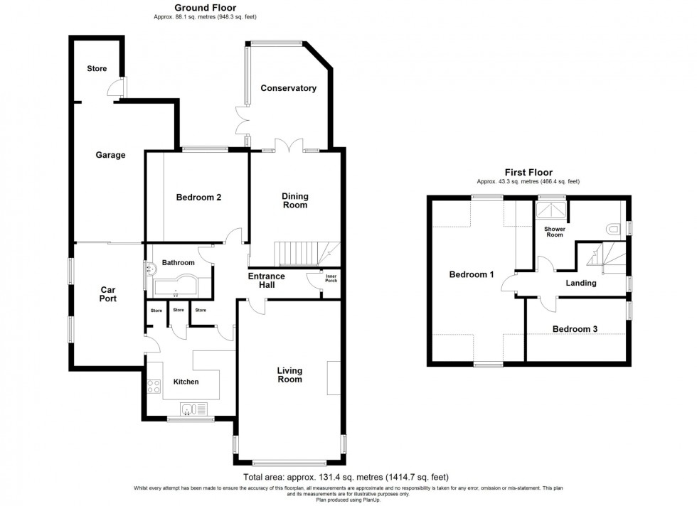 Floorplan for Inns Lane, South Wingfield, DE55