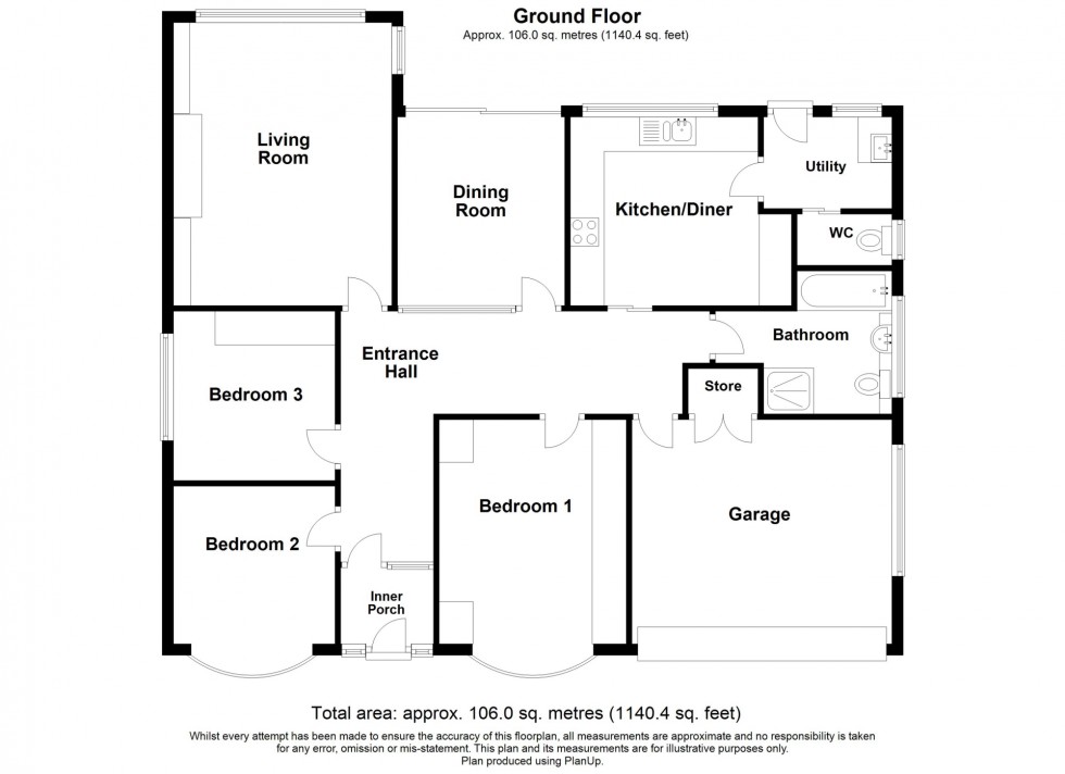 Floorplan for Manor Road, South Wingfield, DE55