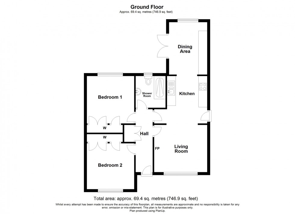 Floorplan for Main Road, Morton, DE55