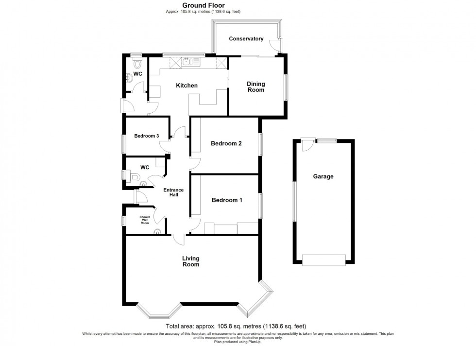 Floorplan for Church Lane, Selston, NG16