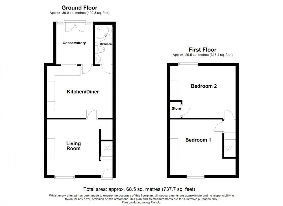 Floorplan for Station Road, Morton, DE55