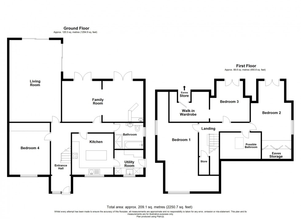 Floorplan for Birkinstyle Lane, Shirland, DE55