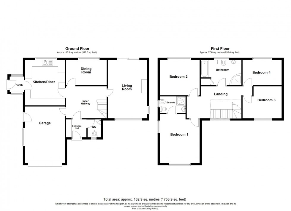 Floorplan for Grange Street, Alfreton, DE55